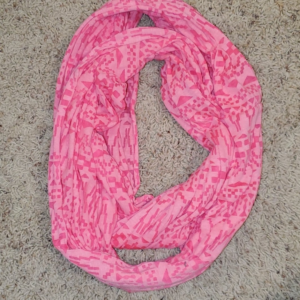 Pink Infinity Scarf